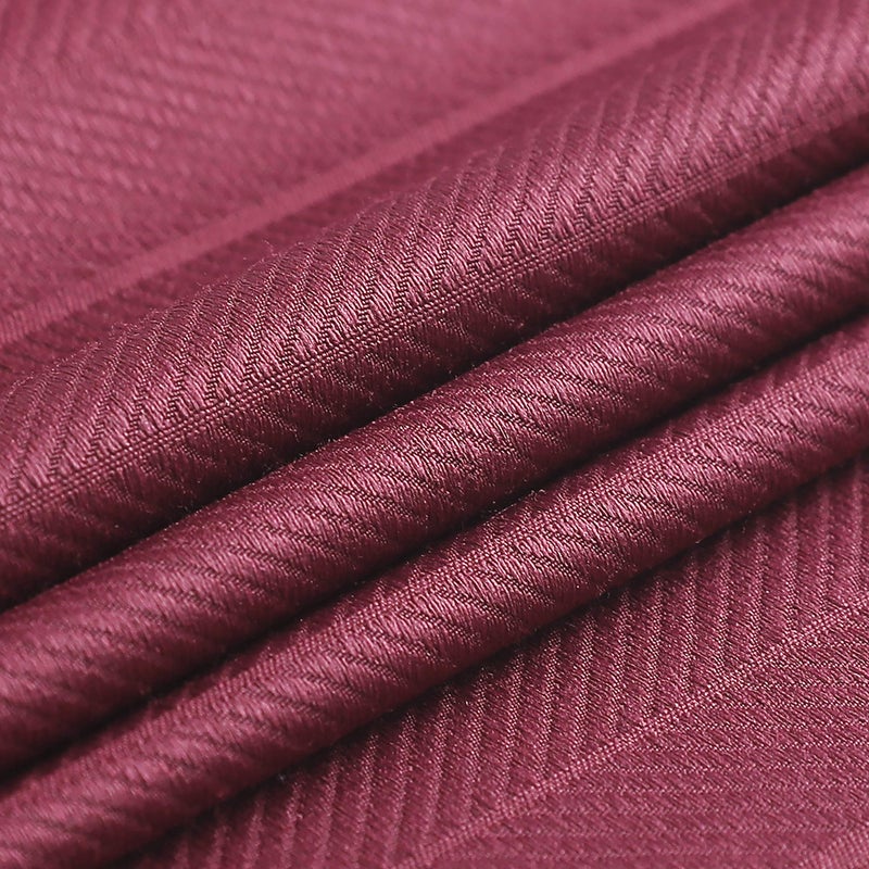 Randall Waffle Stripe Placemats 4pcs Set Heat Insulated Resistant Spot Clean Machine Washable, Soft and Durable for Kitchen Dining Office Farmhouse (12''Ã—18'', Wine Red) - Image 3